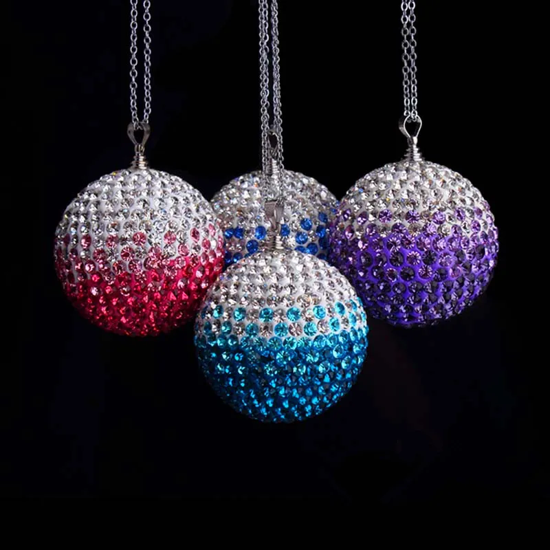 

High-grade crystal ball pendant Diamond pendant ornaments ball car car accessories gifts for Porsche bmw Benz Audi toyota mini