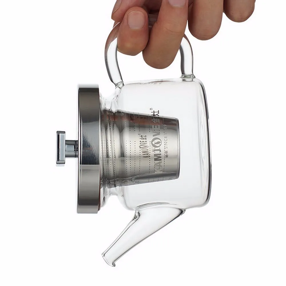 Kamjove-AM-01-Heat-Resistant-Clear-Glass-Teapot-Stainless-Steel-Infuser-250ml (2)