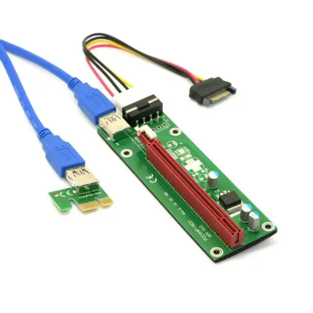 EP-067 PCI-E удлинитель/1Х до 16x Графический Расширение карты кабель/анти-ожога дизайн/с USB3.0 кабелем