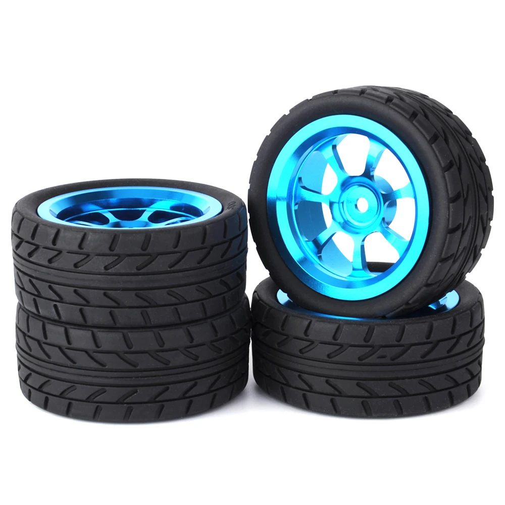 4 шт. Т-сплав ступицы колеса покрышки для 1/18 Wltoys a949 A959 a969 A979 k929 A959-b A969-b A979-b K929-b Радиоуправляемый гоночный автомобиль часть