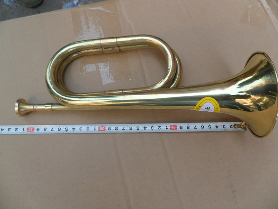 Surplus Chinese Army Emergency Horn Military PLA Brass Blowing Bugle-CN042 - Image 5