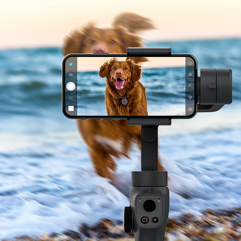  Funsnap Caputure 2 Smartphone 3 Axis Gimba Action Camera Gimbal for IOS Andriod Gopro 7 6 5 EKEN Yi