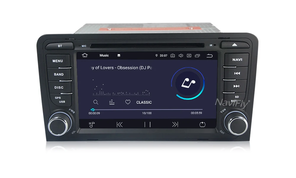 Sale High configuration!android9.0 px30 car dvd player for Audi A3 S3 Audi A3 S3 2003-2011 with gps navigation DSP IPS 4G WiFi 18