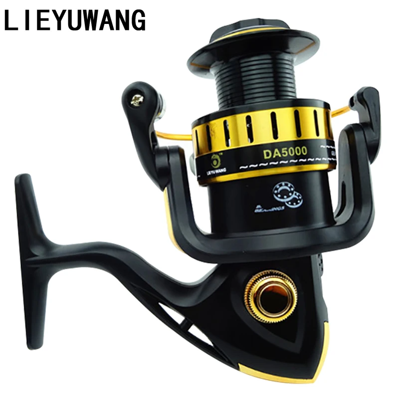 

Speed Ratio 4.71:1-5.5:1 Spinning Fishing Reel 1000-7000 Spinning Reel Carp Fishing Reels Left and Right Interchangeable Handles