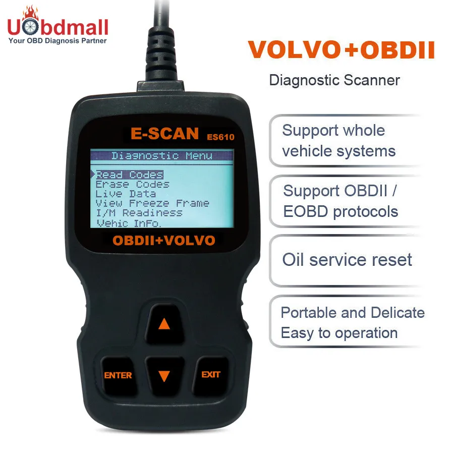 Original Autophix ES610 OBD2 Code Reader OBD II Automotive Scanner for