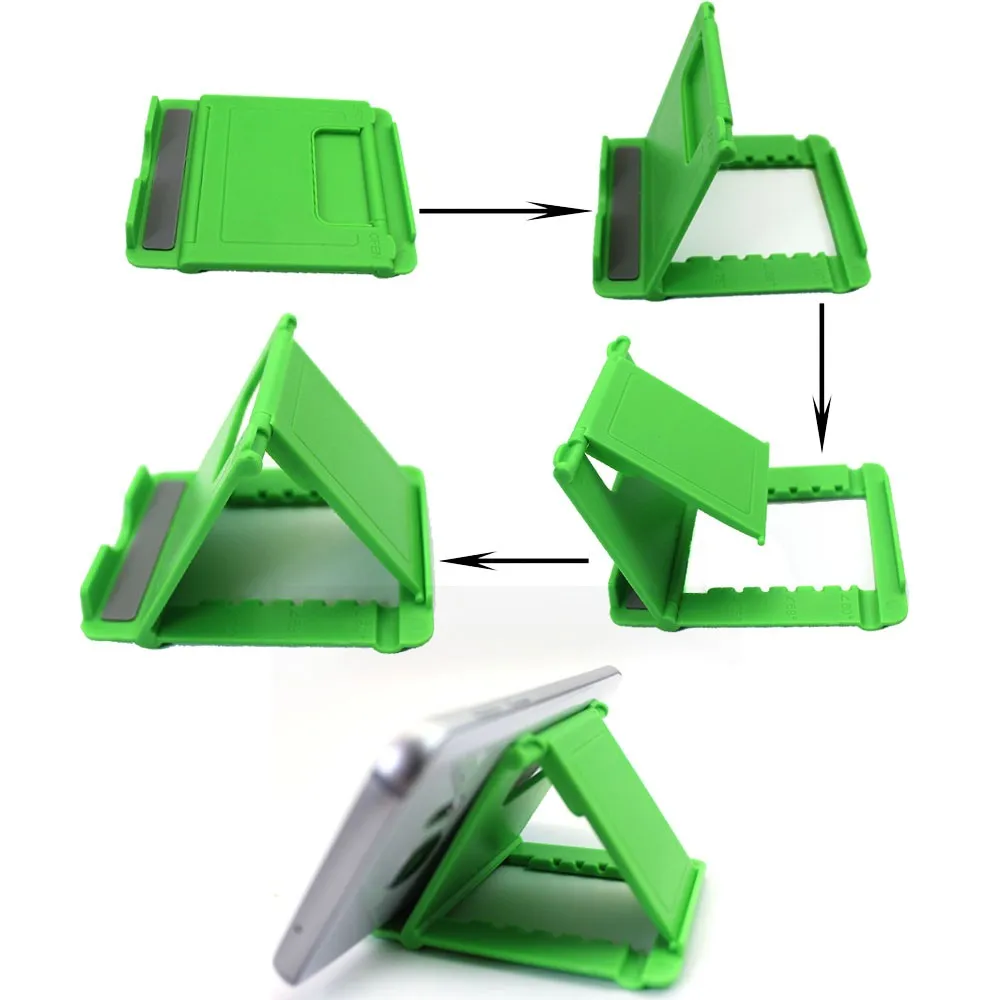 Универсальный складной стол для сотового телефона, пластиковый держатель, настольная подставка для вашего телефона, смартфона и планшета, автомобильный держатель для телефона