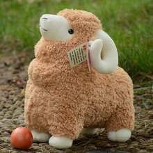 Dorimytrader Jumbo Lovely Мягкая плюшевая игрушка из овечьей шкуры Игрушечные куклы из козлята Большой подарок для малышей 35inch 90cm DY60270