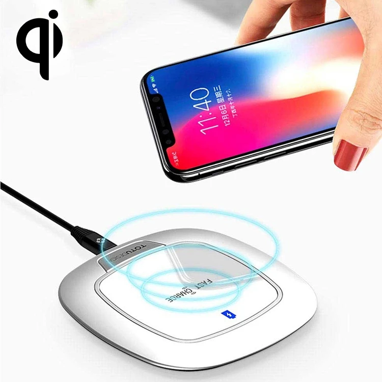 TOTUDESIGN 5 V/2A 9 V/1.67A вход Qi быстрое зарядное устройство с светодиодный индикатором для iPhone, Galaxy и других смартфонов