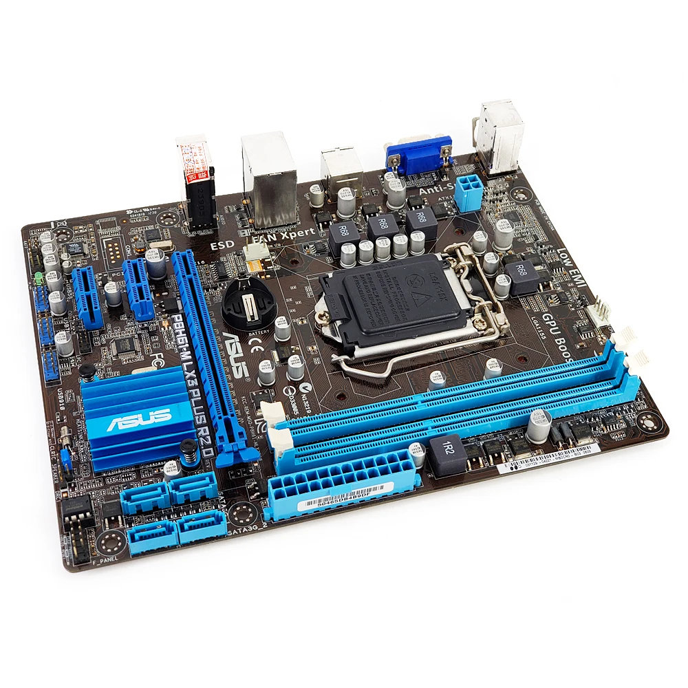 Beste Asus P8H61 M LX3 PLUS R2.0 Desktop Moederbord H61 Socket LGA 1155 Voor Core i3 i5 i7 DDR3 16G SATA2 uATX Originele Gebruikt Moederbord