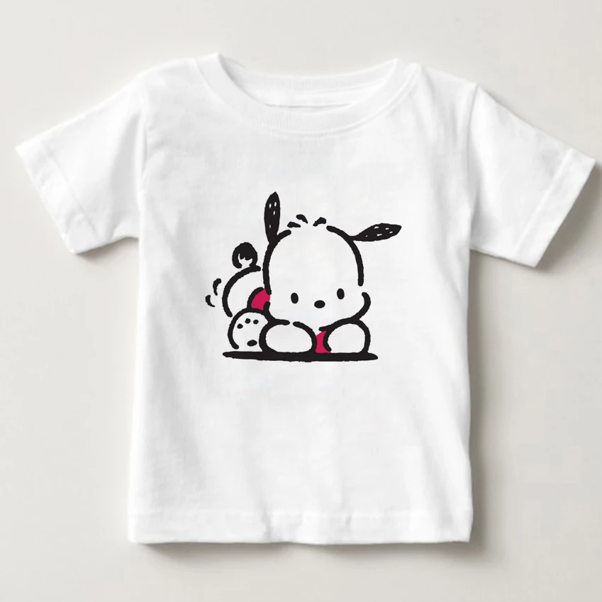 Новинка года, Детская футболка с рисунком собаки pochacco летняя футболка для маленьких мальчиков и девочек футболка из чистого хлопка MJ