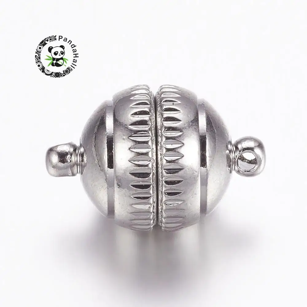 round brass clasps, Metal, 18x12mm, hole 2mmin Jewelry