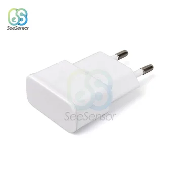 5V 2A EU US USB Plug White Black Wall Charger 1 Port Fast Charging Travel Adjustment Power Adapter Electrical Plug for Mobile 5v 2a eu plug power adapter w charging data cable for samsung galaxy s5 white