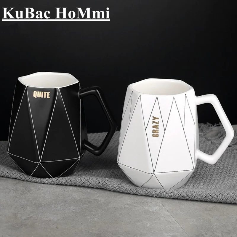KuBac HoMmi креативная индивидуальная керамическая кружка тренд пара чайная чашка