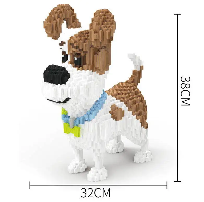 Xizai Blocks Building Toy Big Size Cartoo Dog Model Animal Bricks Toys Pets Brinquedos for Kids Christmas Gift | Игрушки и хобби