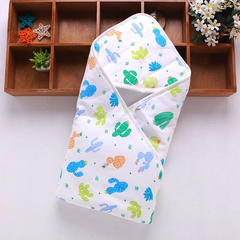 Новый детский спальный мешок зимний конверт для новорожденных Детские пеленка wrap спальные мешки хлопок мультфильм Детские спальные мешки