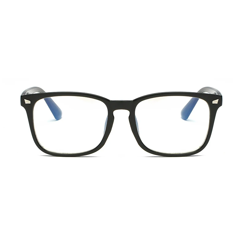Очки черная рамка модные очки кадр прозрачные линзы квадратных Для женщин Для мужчин очки