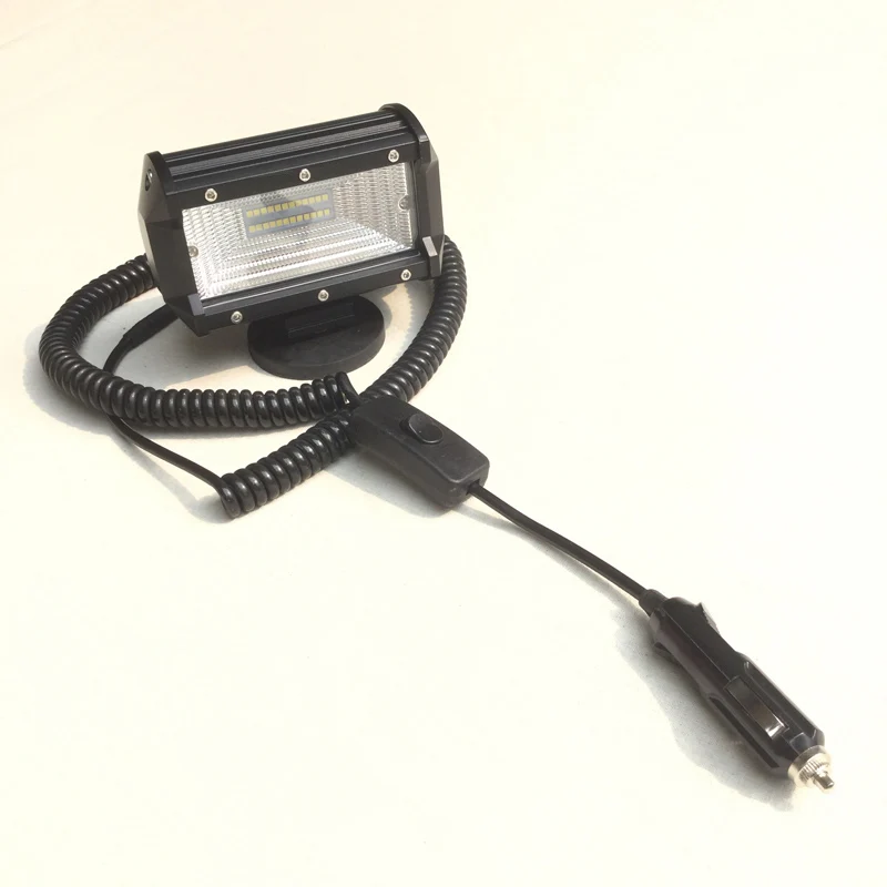 1set 72W Led Flood work light Portable Car driving light fog lamp 4x4 offroad truck trailer Van