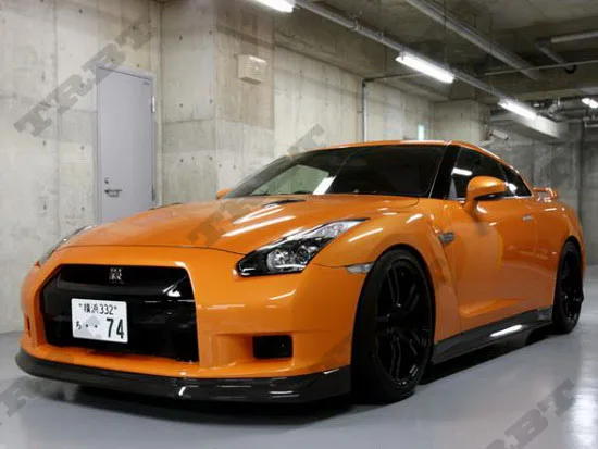2009-2011 Nissan Skyline Gtr R35 Zele Front Lip2
