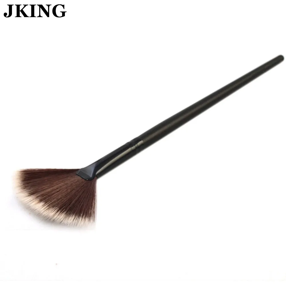 Slim Fan Shape Powder Concealor Blending Finishing Highlighter Highlighting Makeup Brush Nail Art Brush for Makeup