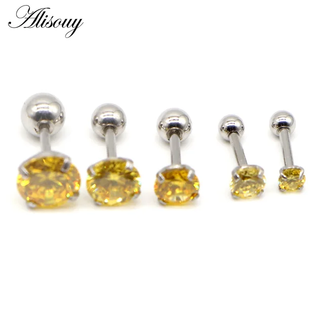 Silver-Yellow 4prong