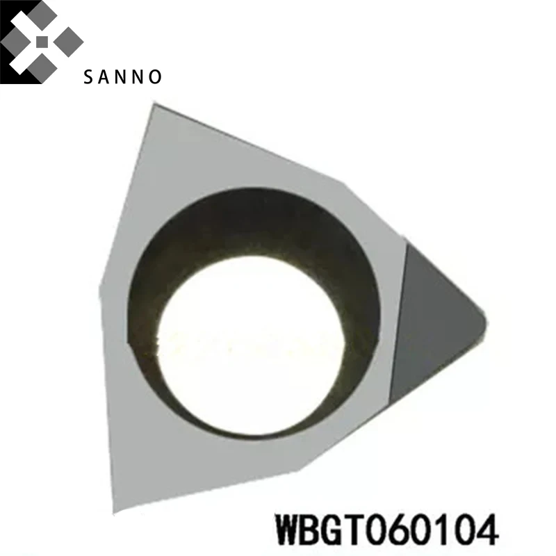 WBGT060102/060104 PCD/CBN токарные инструменты вставки шестигранные внутренние U сверла вставки