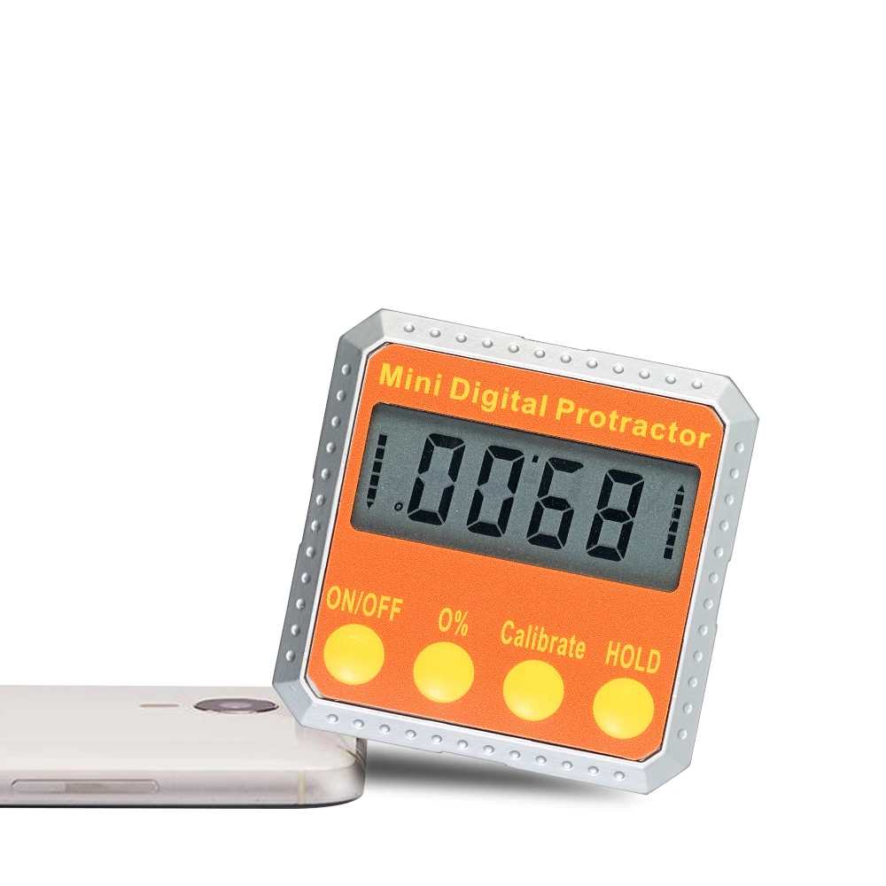 

Digital Protractor Mini angle ruler Level / Bevel Gauge / Angle Gauge / Angle Finder angle measuring tool with Embedded Magnets