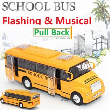 

Free Shipping 1:32 Diecast School BUS Toy Vehicles,Alloy Car Toy,Metal Car Toy Model,Musical,Flashing,Pull Back,Doors Openable