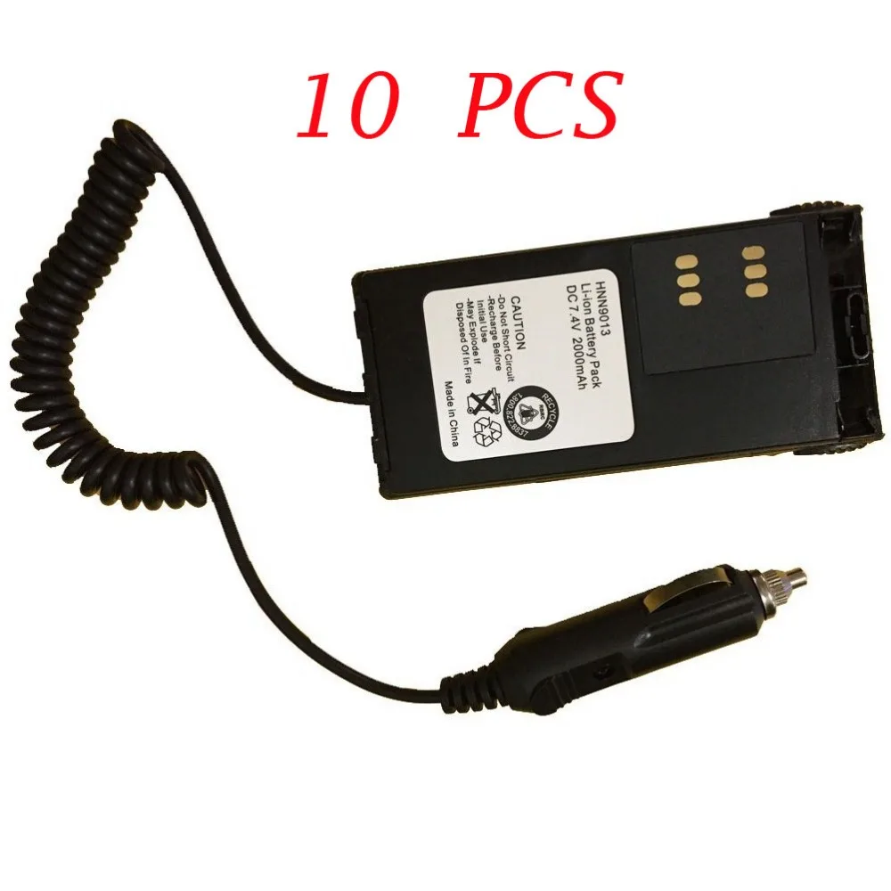 10PCS Car Radio Battery Eliminator+Adaptor for MOTOROLA for GP328 GP339