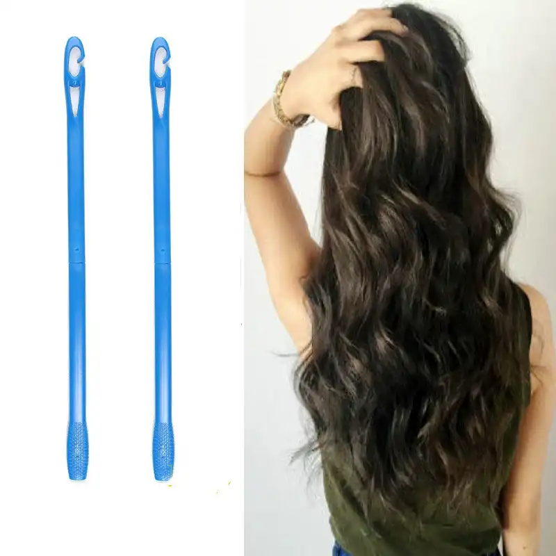 20pcs Set 65cm Plastic Long Diameter 2 5cm Magic Hair Curler Magic