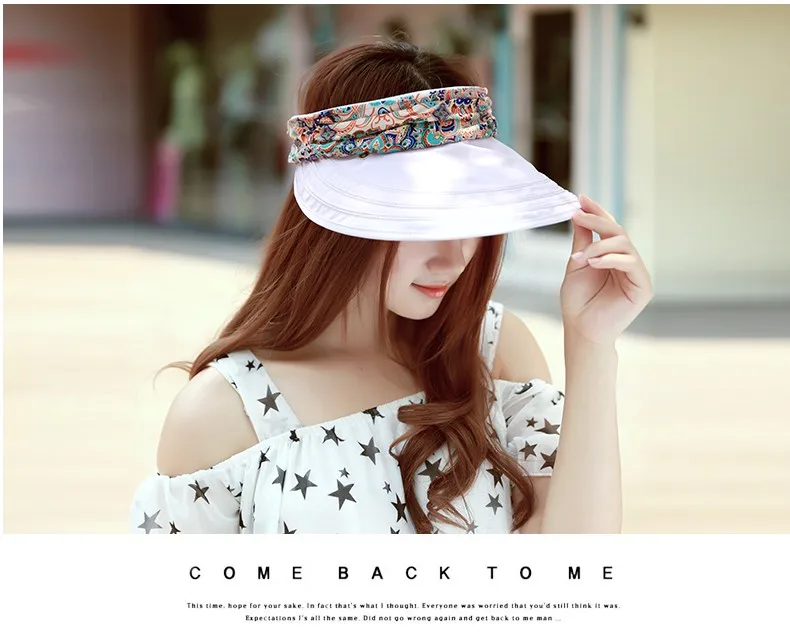 summer hats for women beach hat sun visor hat visor hat visor  chapeu feminino sombreros mujer verano (25)