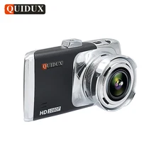 QUIDUX Full HD 1080 P Del Coche DVR de La Visión Nocturna Cámara de Vídeo de 3.0 Pulgadas Registrator Grabadora G-sensor Novatek H.264 Dashcam sensor de la Caja Negra