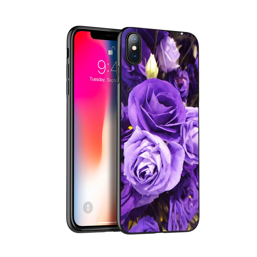 Черный чехол ТПУ для iphone 5 5s se 6 6s 7 8 plus x 10 чехол силиконовый чехол для iphone XR XS 11 pro MAX чехол infinity on фиолетовый - Цвет: 17781