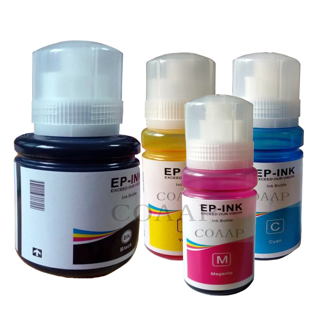Новинка 002 Пигмент черный + CMY краситель чернила для заправки EPSON L6160 L7160 L7180 ET 7700 7750