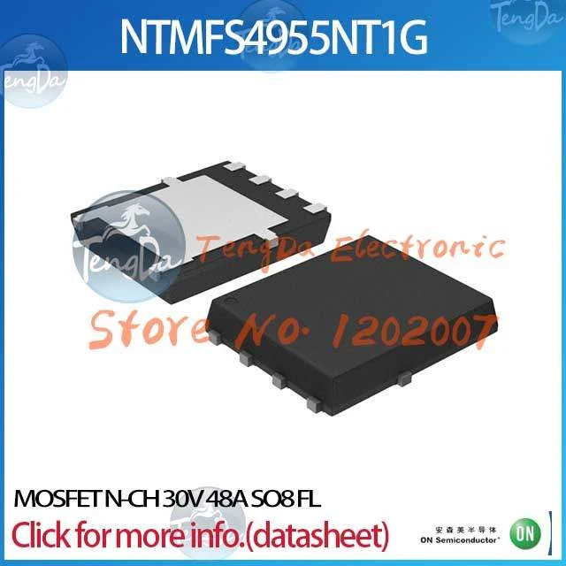 NTMFS4955NT1G MOSFET NFET SO8FL 30V 48A 6MOHM Pack of 100 NTMFS4955NT1G MOSFET NFET SO8FL 30V 48A 6MOHM Pack of 100