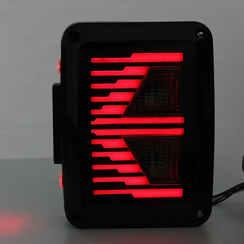 USAEU edition reverser brake turn signal LED tail light For Jeep wrangler LED Tail Light With Brake Turning Reverse light (14)