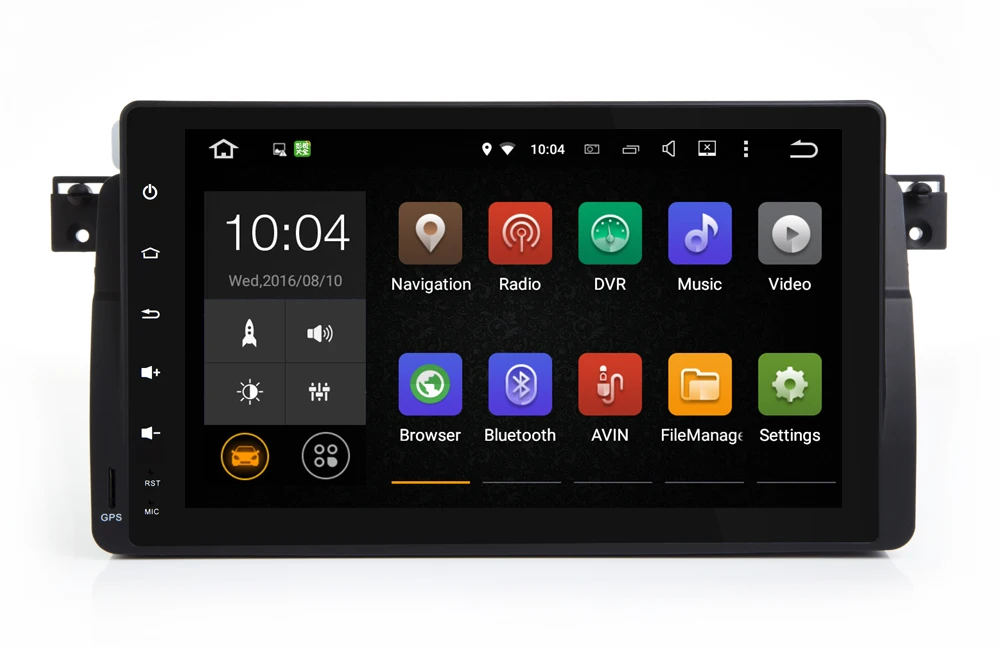 Excellent 9 Inch 1024*600 RK3188 Car Android 7.1.1 DVD GPS Player For BMW E46 M3 3 Series Auto Radio Wifi DAB+Bluetooth 16GMap MirrorLink 2