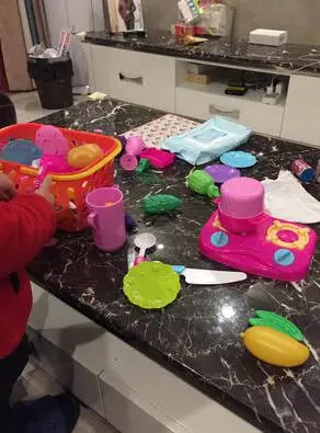 Посуда для кухни набор для приготовления пищи мелких вещиц, еды, развивающая Игрушечная модель ролевые игры дом Детские ролевые игры подарок для детей 70 шт./компл
