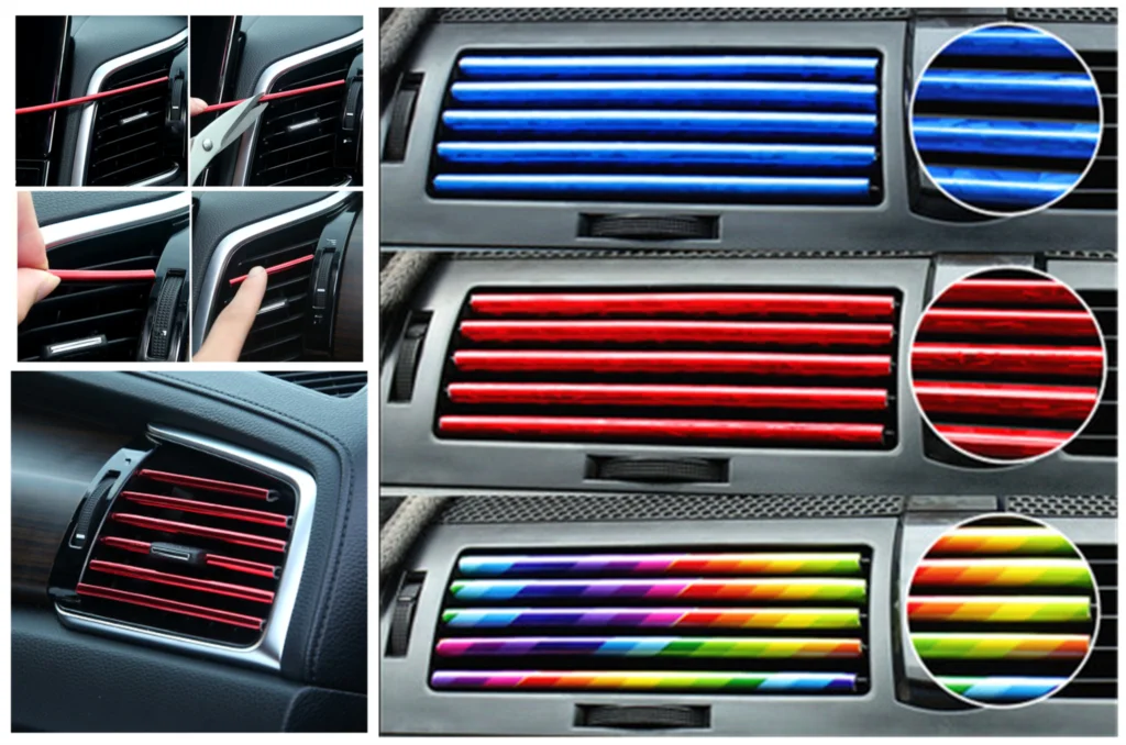 

Car modified U-shaped plating bright chrome color decorative strip for Renault Megane Kadjar EZ-GO Captur Arkana Zoe