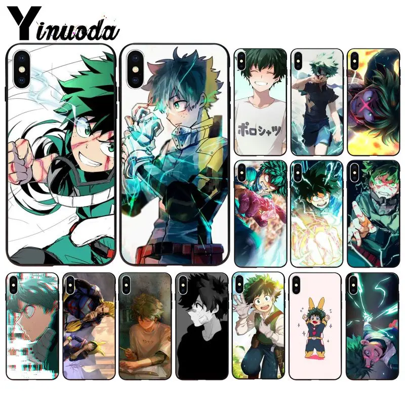 Чехол Yinuoda My Hero academic Midoriya Izuku для iPhone 8 7 6 6S Plus X XS MAX 5 5S SE XR|Чехлы-накладки| |
