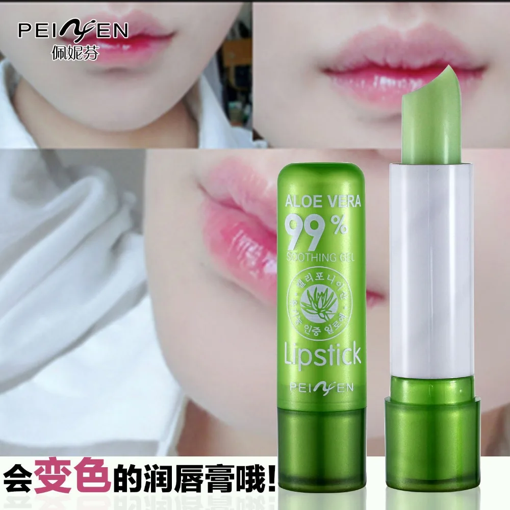 PNF moisturizing lipstick 99% natural Aloe Vera lipstick 3.5g waterproof long lasting temperature change color lip balm PN003 PNF moisturizing lipstick 99% natural Aloe Vera lipstick 3.5g waterproof long lasting temperature change color lip balm PN003