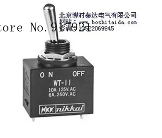 

[ZOB] Japan's NKK toggle switch open WT-12 WT12L toggle switch WT-22S switch WT11S --5PCS/LOT