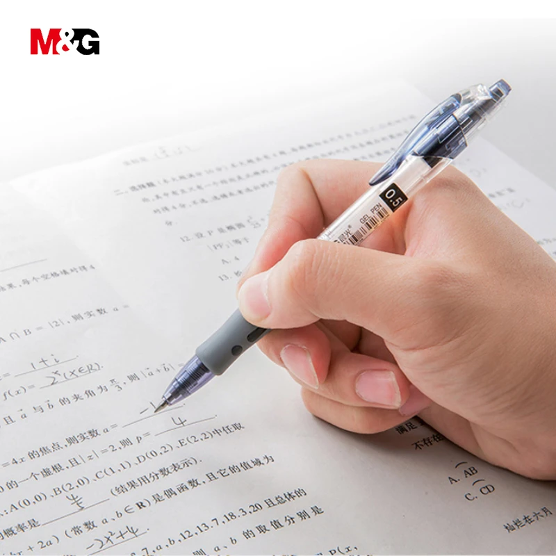 M & G 3 шт 0 5 мм классические шариковые ручки для школы и офиса милые качественные