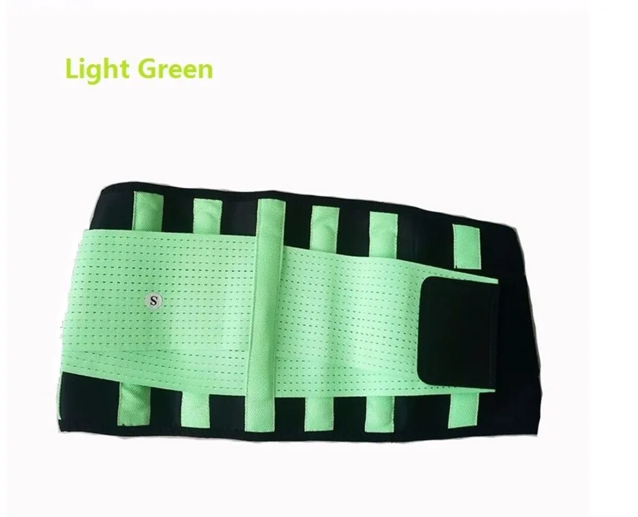 FDBRO триммер для похудения, спортивный пояс, спортивный корсет, Корректирующее белье, Корректирующее белье, защитный тренировочный пояс для фитнеса - Цвет: Green