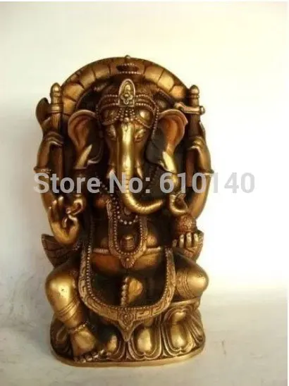 

RARE bronze statue tibet Buddha adorn Elephant