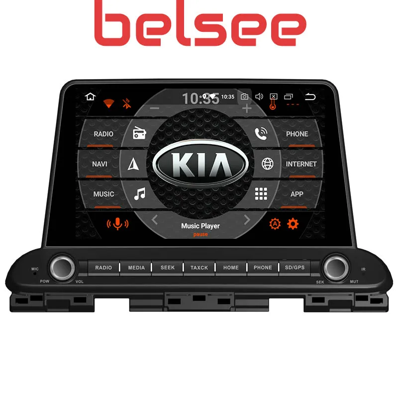 Belsee Android 8 0 головное устройство 9 &quotIPS экран Автомобильный плеер gps навигация