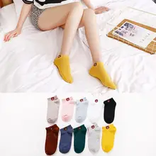20 шт. = 10 пар, новые весенние женские носки-башмачки, женские носки из полиэстера и хлопка с мультяшными животными, японские Носки с рисунком медведя для женщин и девочек
