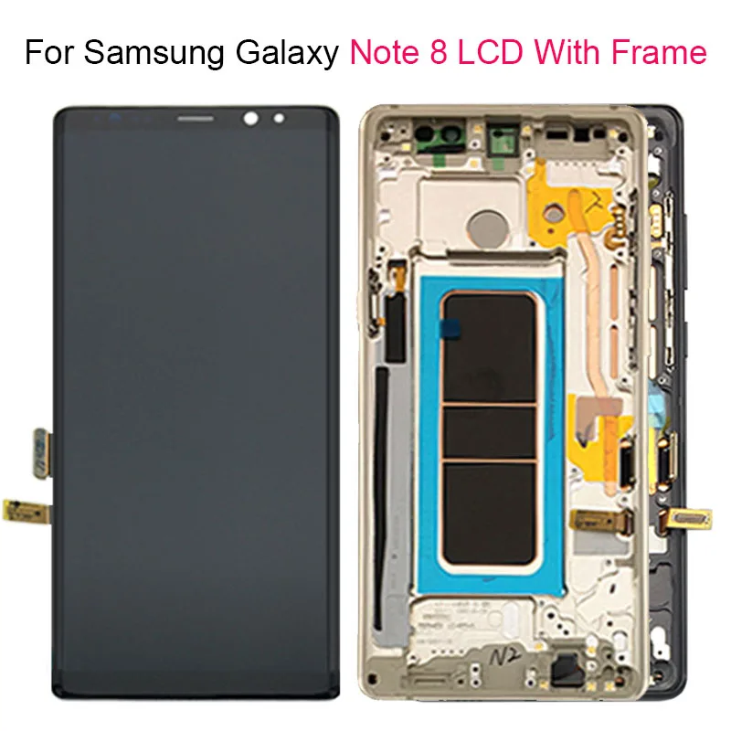 6," ЖК-дисплей для SAMSUNG GALAXY Note 8 N950 N950F SM-N950F ЖК-дисплей с сенсорным экраном дигитайзер для SAMSUNG GALAXY Note 8 lcd