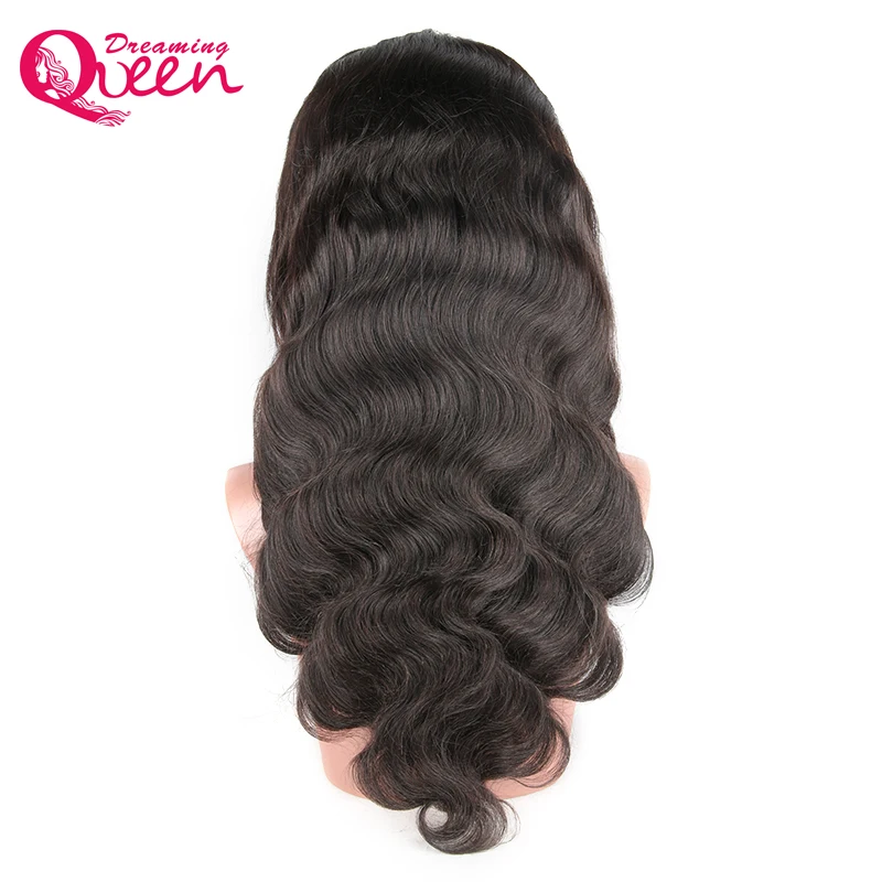 Dreaming Queen Remy Hair Body Wave Frontal Wig Human Hair Brazilian Lace Front Wigs Natural Black 150% Density In Stock body-wave : image Dreaming Queen Remy Hair Body Wave Frontal Wig Human Hair Brazilian Lace Front Wigs Natural Black 150% Density In Stock body-wave
