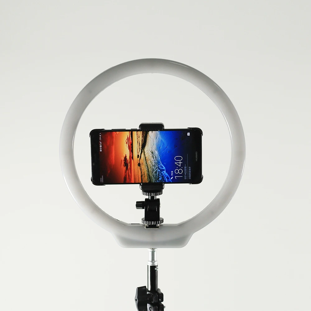  144 pcs LED Ring Light Dual color 3200K-5600K Work with Smartphone and SLR Camera for YouTube Makeu