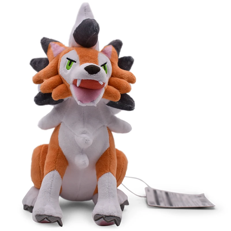 Sitting Lycanroc Plush Toy Soft Stuffed Doll Great Gift Collect  | Игрушки и хобби